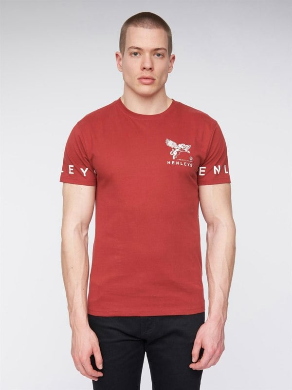Henleys Henflare T-Shirt Deep Red