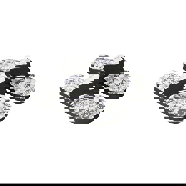 Animal Womens Swish Palm Print Recycled Flip Flops - Lilac