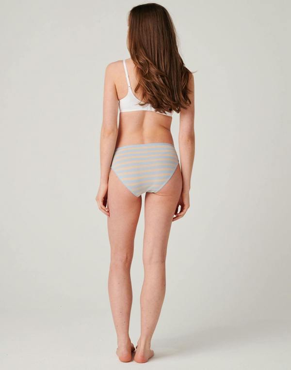British Boxers Women's Bamboo High Leg Knickers – Seaside Stripe