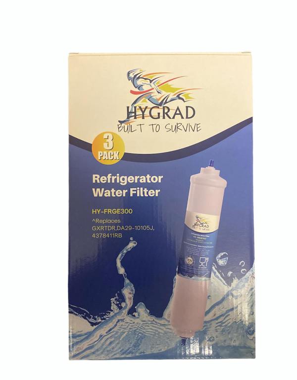 HYGRAD BUILT TO SURVIVE HYGRAD® Replacement Fridge Water Filters Replaces GE, Culligan, Samsung, Brita For DA99-02131A, EF-9603 (Pack of 2,3,6 or 12)