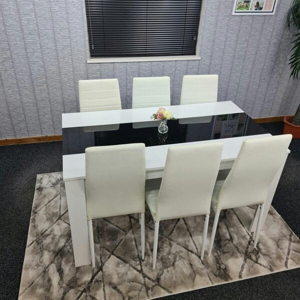 Kosy Koala Dining Table Set with 6 Chairs Dining Room and Kitchen table set of 6