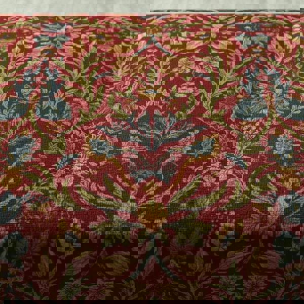 Designer ottoman with high-density foam for firm comfortable seating