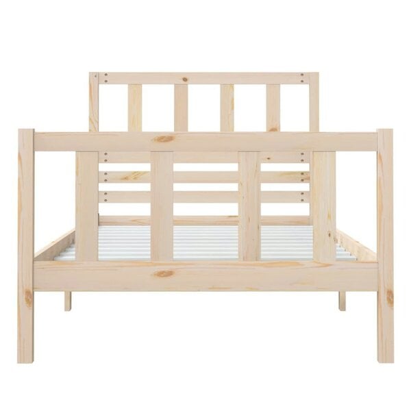 Berkfield Bed Frame 90x190 cm Single Solid Wood