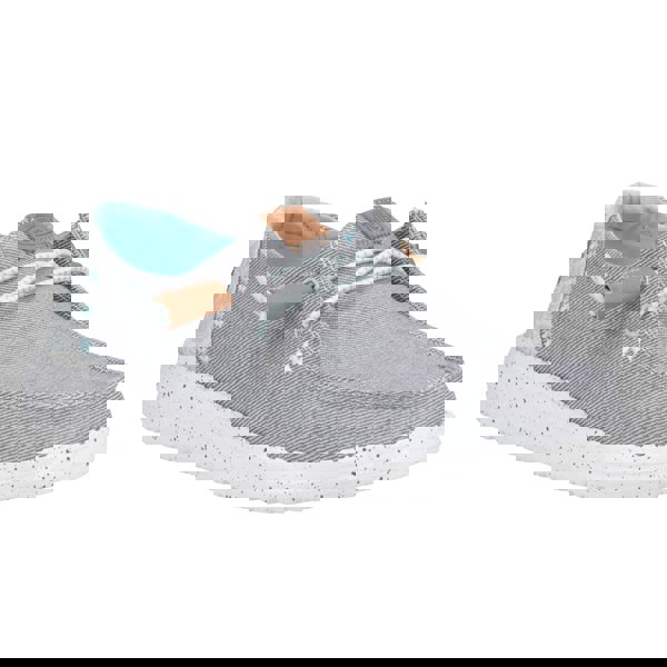 HEYDUDE Wendy Heathered Slub Tropical Shoes - Grey