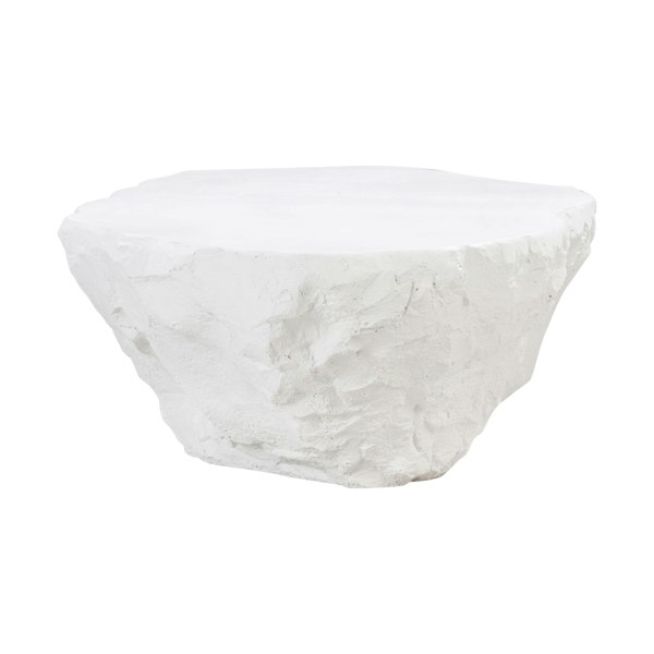 Furniture Edit Crag White Concrete Coffee Table Indoor Or Outdoor