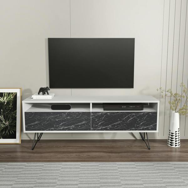 Decorotika Flay Modern Tv Stand TV Cabinet for TV's up to 65"