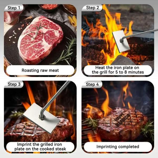 Personalised Branding Iron Kit - alternative angle