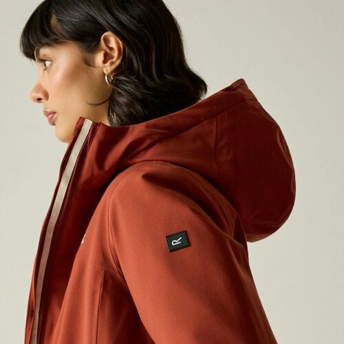 Regatta Womens/Ladies Taline Insulated Waterproof Jacket - Burnt Henna - 8 UK - Burnt Henna - 100% Recycled Polyester