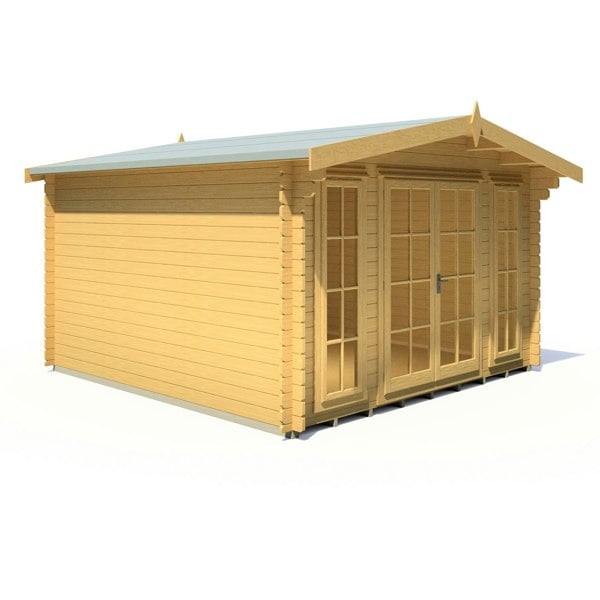 Shire 12x12 Epping log cabin 28mm Cladding - Best Shed