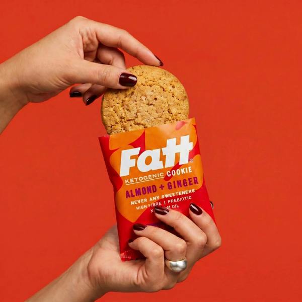 Fattbar Almond + Ginger Keto Cookie