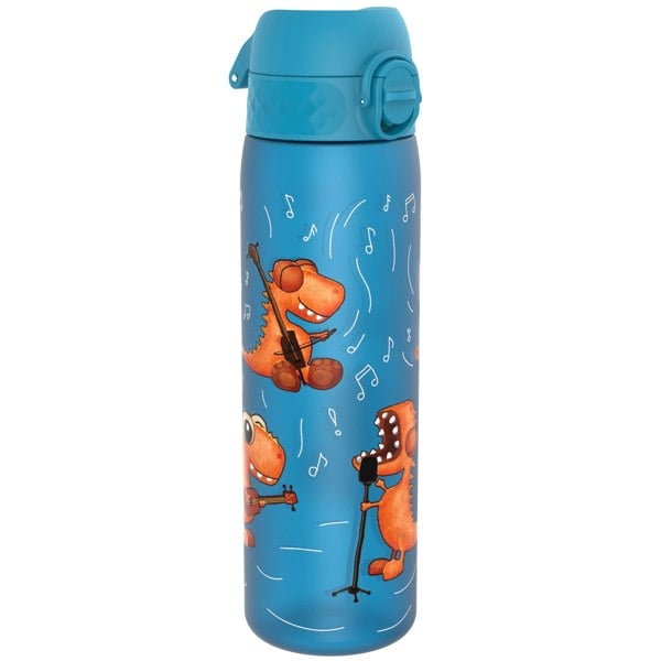 ION8 Leak Proof Slim Water Bottle, Recyclon, Dino Band, 500ml (18oz)