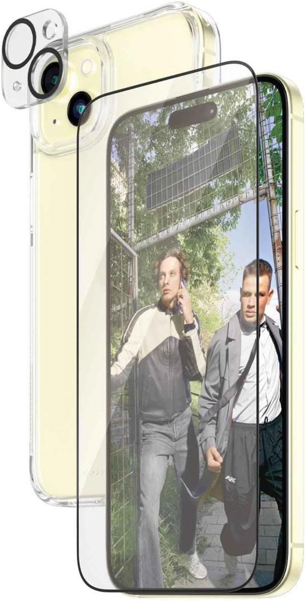 PanzerGlass Panzer Glass Powerful 3 in 1 Bundle Set for iPhone 15 Plus 6.7" Clear - B1174+2811