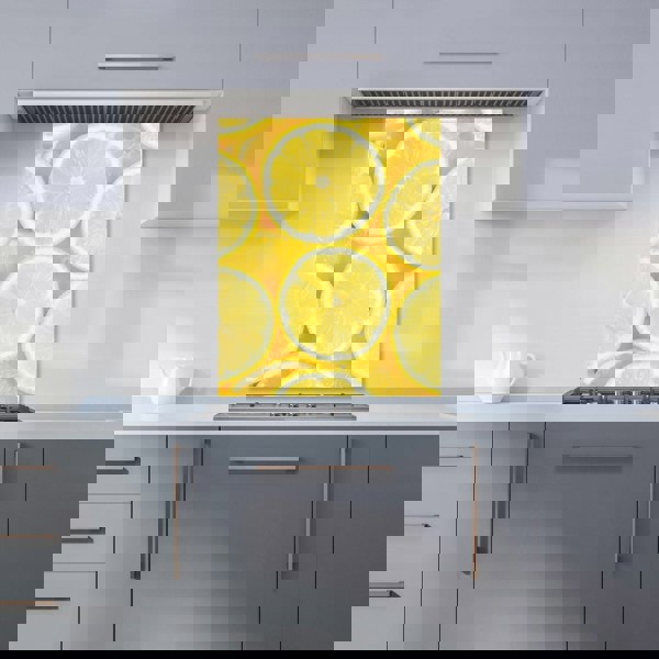 Warren Reed - Designer Vibrant Lemons Kitchen Splashback