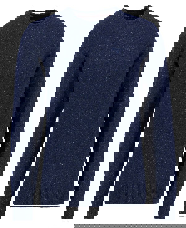 Barbour Tisbury Crew Neck Knitted Jumper - Deep Blue