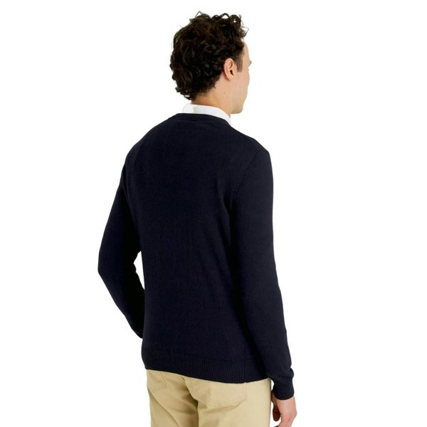 Lyle & Scott Cotton Merino V-Neck Jumper - Dark Navy