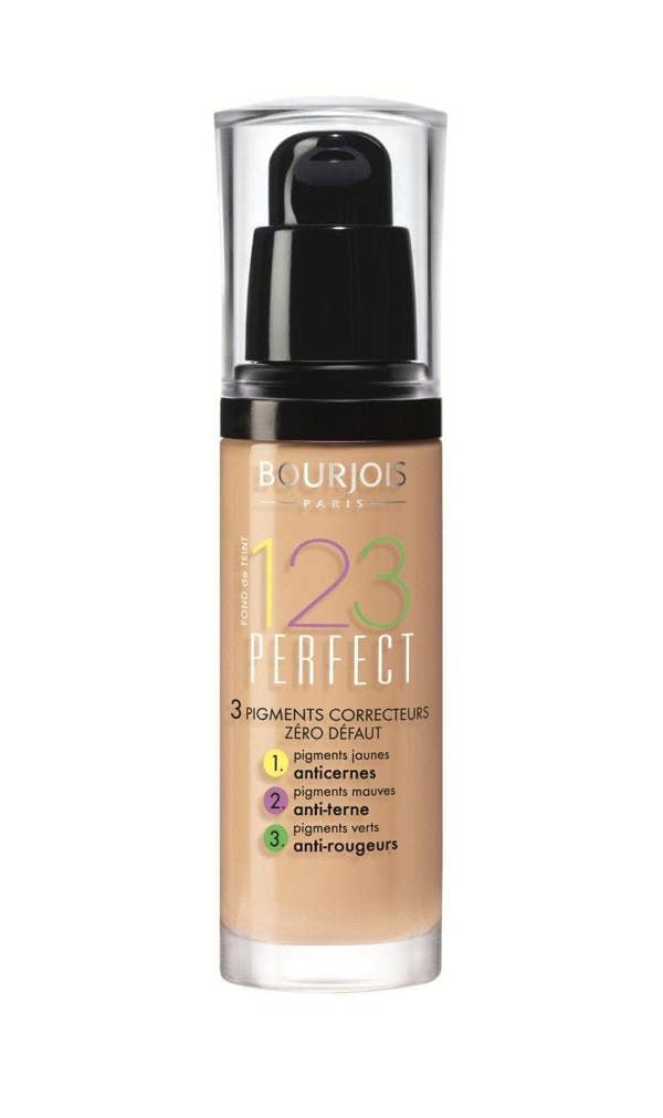 Bourjois Paris 2 x Bourjois Paris 123 Perfect Foundation 30ml - 52 Vanilla