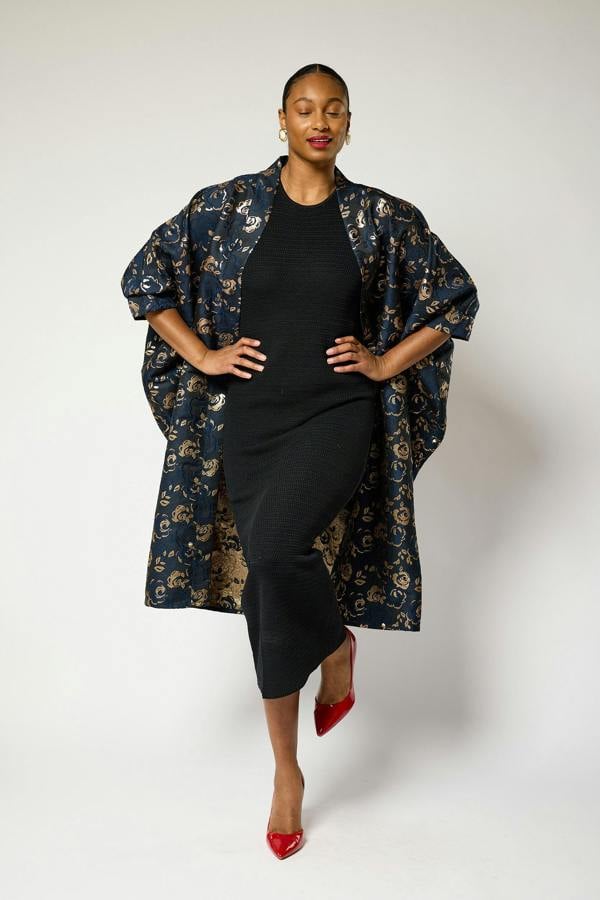 Lioness by TF Regal Azure Blossom Kimono Jacket