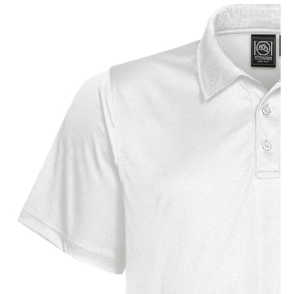 Stormtech Mens Eclipse H2X-Dry Pique Polo - White