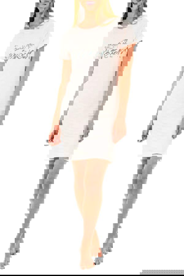 Smart Living Women's Slogan Tee Nightie - Pink