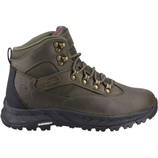 Hi-Tec Euro Trail Leather Women's Khaki Hiking Boots