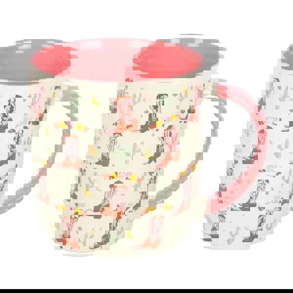 Serano Howdy Cowboy Boot Print Mug