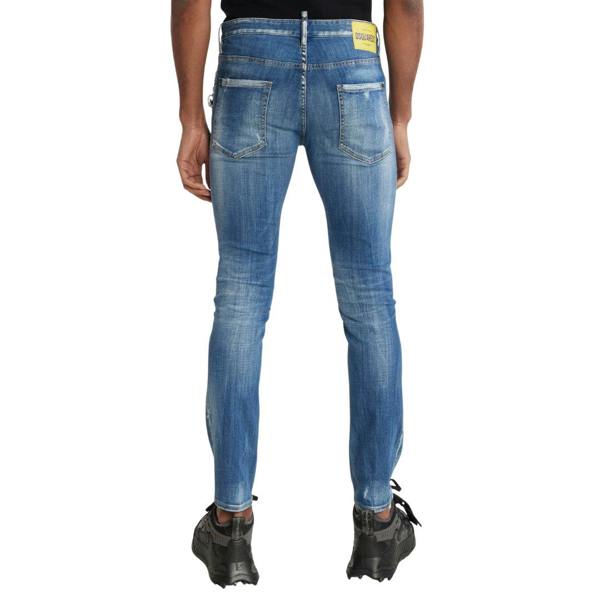 DSQUARED2 Cool Guy Jean Reinforced Distressed Effect Blue Jeans W28