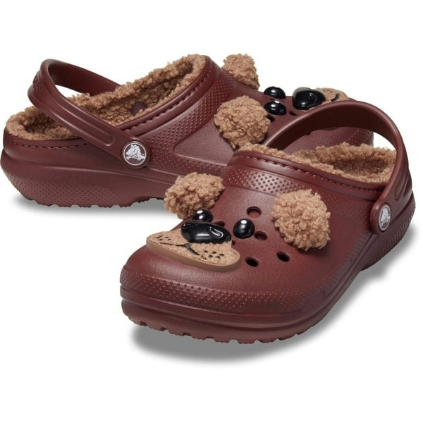 Crocs Classic Lined Fun Lab Thermoplastic Bear Clogs