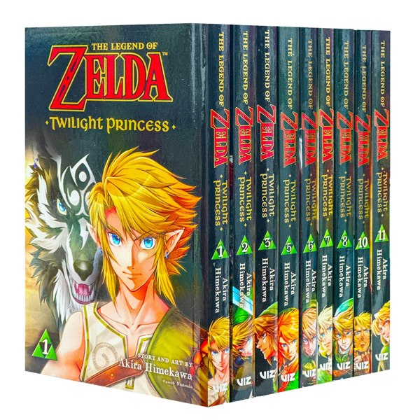 VIZ Media The Legend Of Zelda Twilight Princess Vol 1-11 Collection 9 Books Set By Akira Himekawa