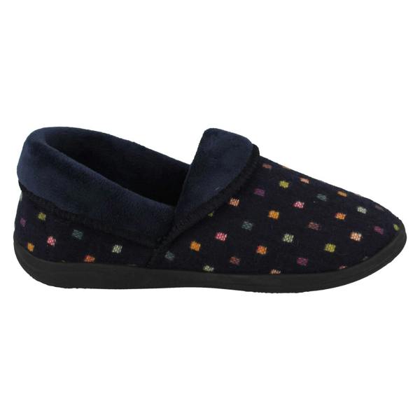 Padders Ladies Padders Wide Fitting Slippers - Mellow