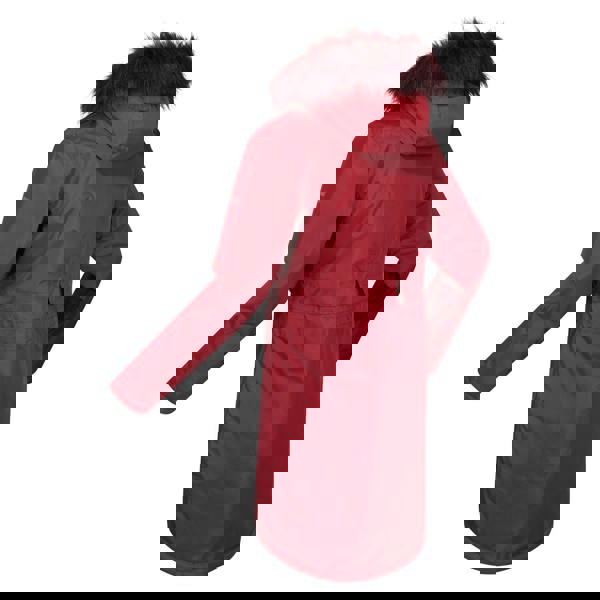 Regatta Womens/Ladies Lyanna Faux Fur Trim Parka - Cabernet - 