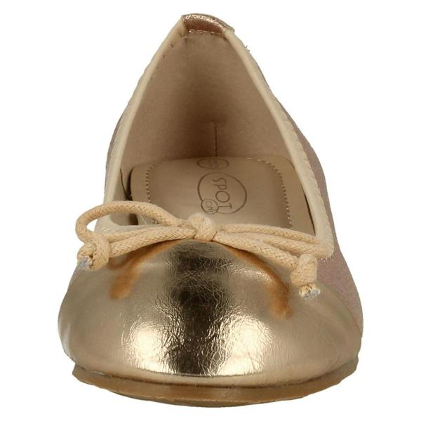 Spot On Girls Spot On Bow Detailed Ballerina Shoes