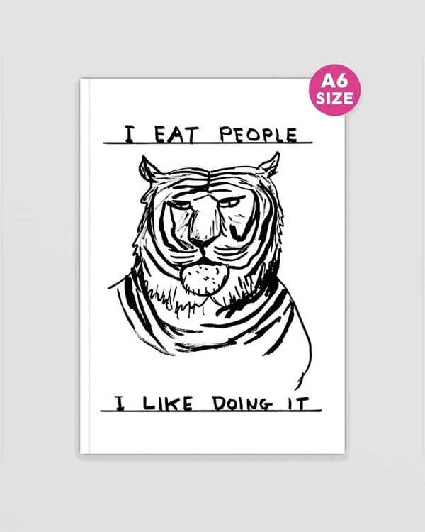 I Eat People A6 Notebook
