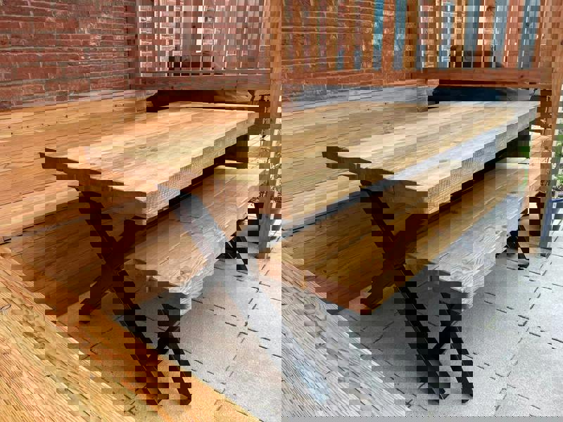 Chunky Handmade Outdoor Table - TRL Handmade Furniture