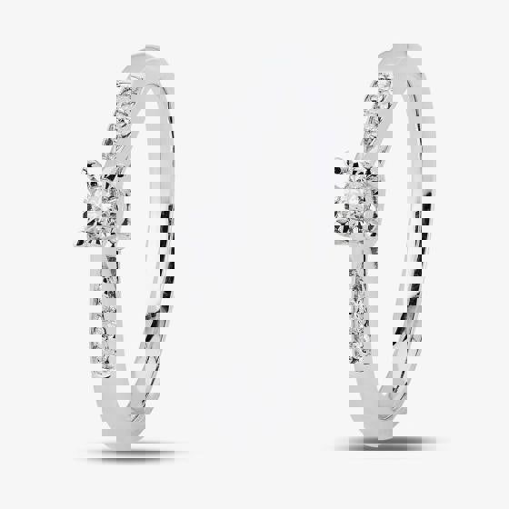 T. H. Baker 9ct White Gold 0.19ct Solitaire Diamond Ring TH010112R