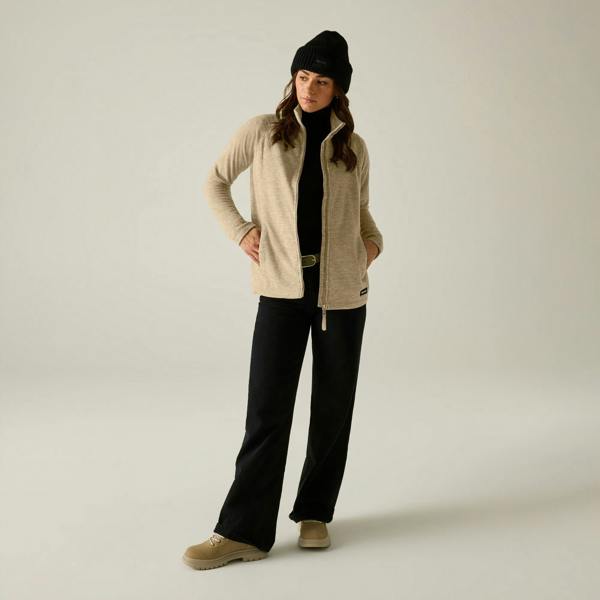 Regatta Womens Mayse Full Zip Fleece Jacket - Barleycorn - Barleycorn - 70% Polyester/30% Recycled Polyester