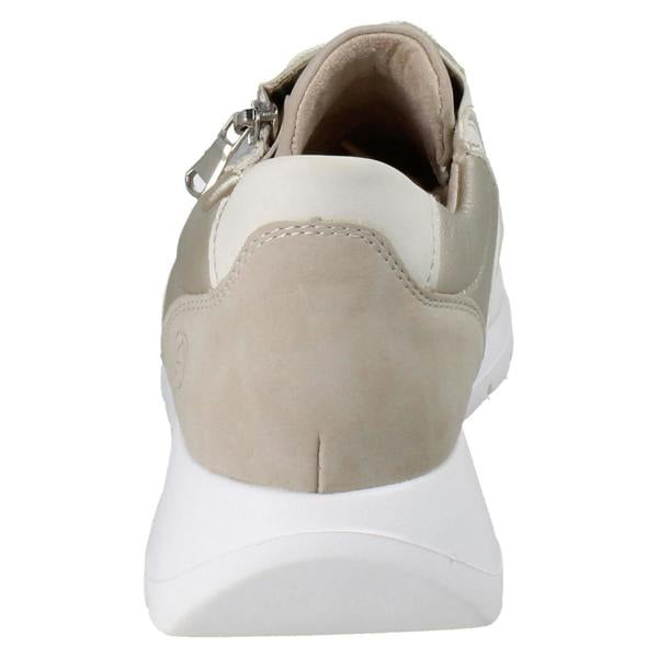 Remonte Ladies Remonte Extra Wide Vegan Trainers With Side Zip D2V02