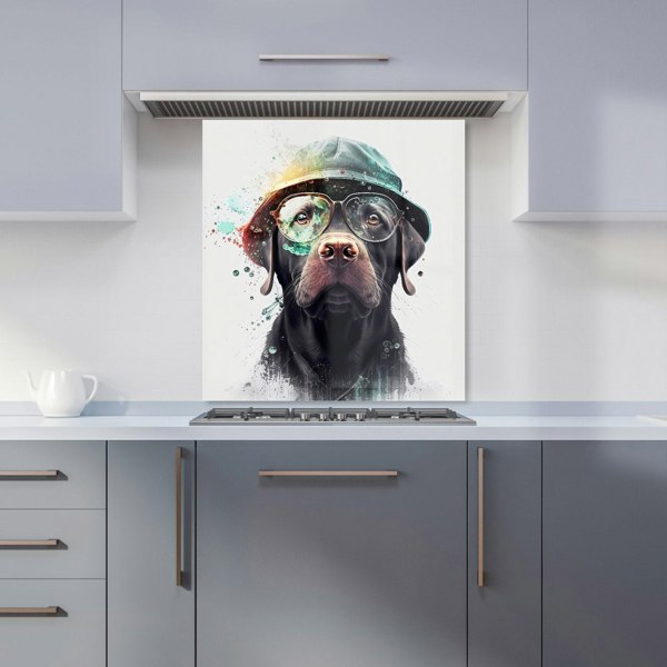 Warren Reed - Designer Splashart Labrador Retriever Dog  Kitchen Splashback