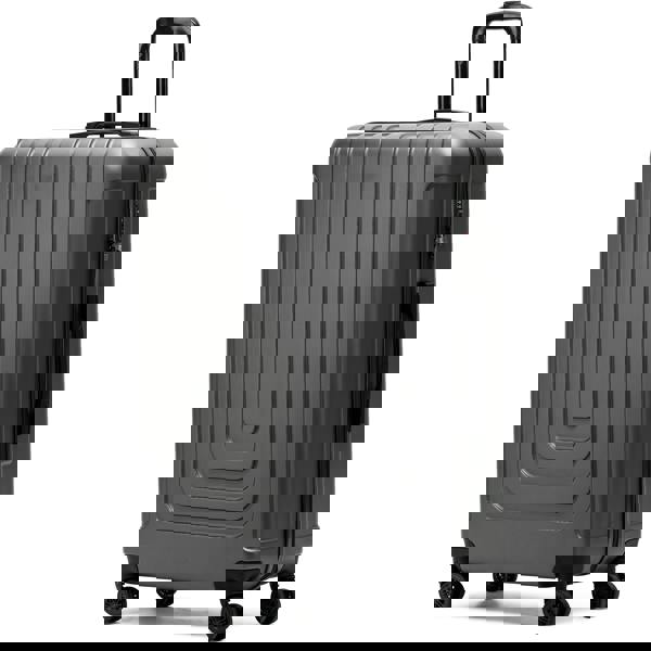 Flight Knight Large 30" Hard Shell Check in Suitcase 8 Spinner Wheels Hold Luggage