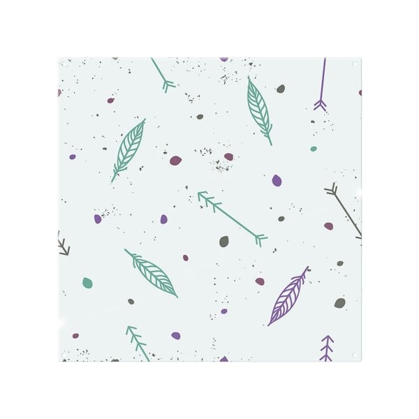 Benjamin Tate Design Cute Cartoon Feathers And Arrows In Boho Style Splash Back