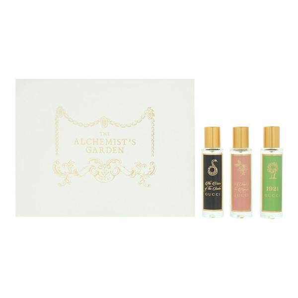 Gucci The Alchemist's Garden 1921, A Chant For The Nymph, The Voice Of The Snake Eau de Parfum 3 x 15ml Gift Set