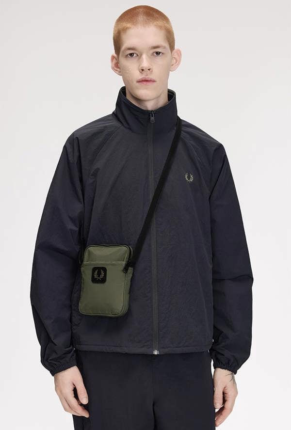Fred Perry Crinkle Nylon Small Side Bag