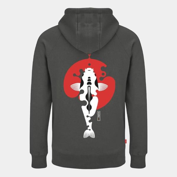 Kumu Rising Sun Hoodie Grey