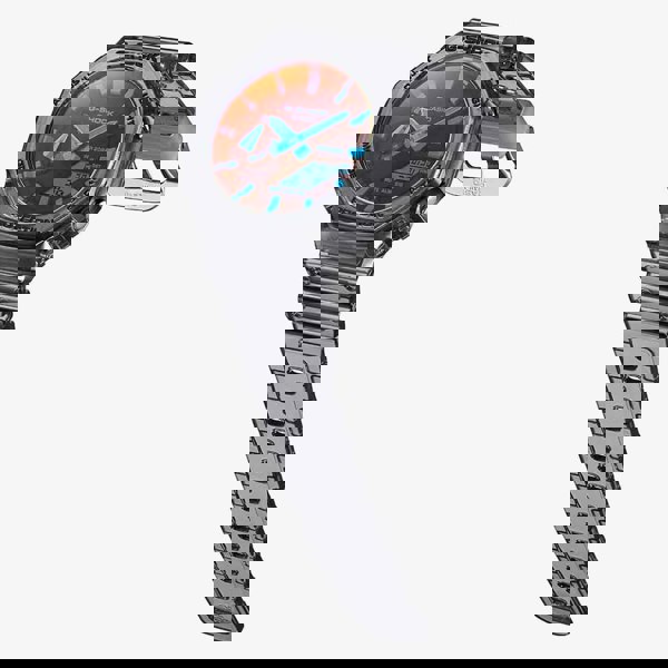 Casio G-Shock Core Grey Transparent Orange Dual Display Watch GA-2100TLS-8AER