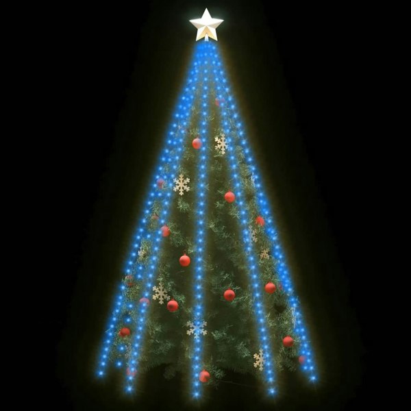 Berkfield Christmas Tree Net Lights with 400 LEDs Blue 400 cm