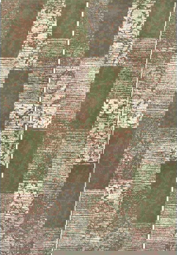 Designer Velours Rug Bloques – Patchwork