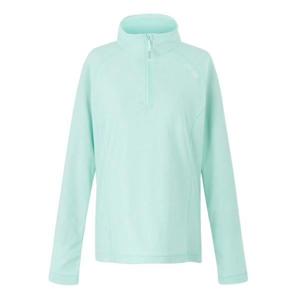 Regatta Great Outdoors Womens Montes Half Zip Fleece Top - Icy Morn/White