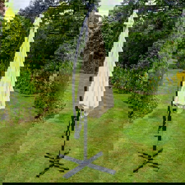 Monstershop Cream 3m LED Cantilever Parasol