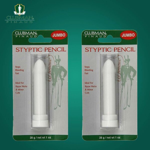 Clubman Pinaud Styptic Pencil 28g x 2 Duo Pack