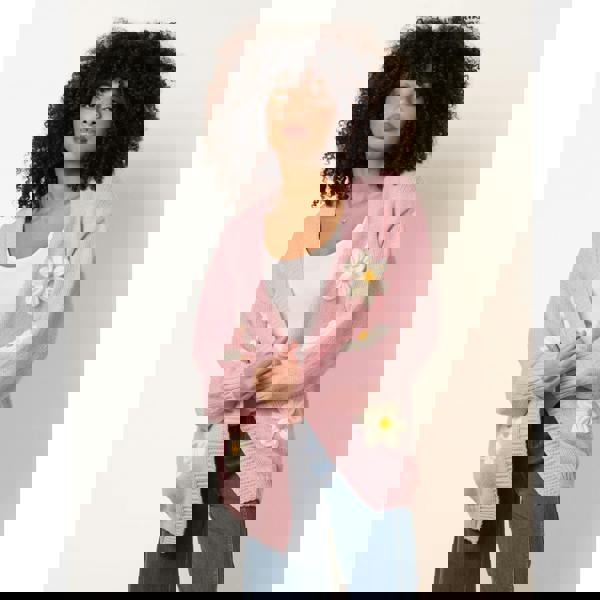 Blue Vanilla Daisy Cardigan - Pink