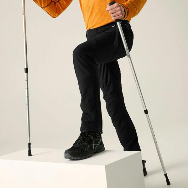 Regatta Mens Questra Hiking Trousers - Black - 
